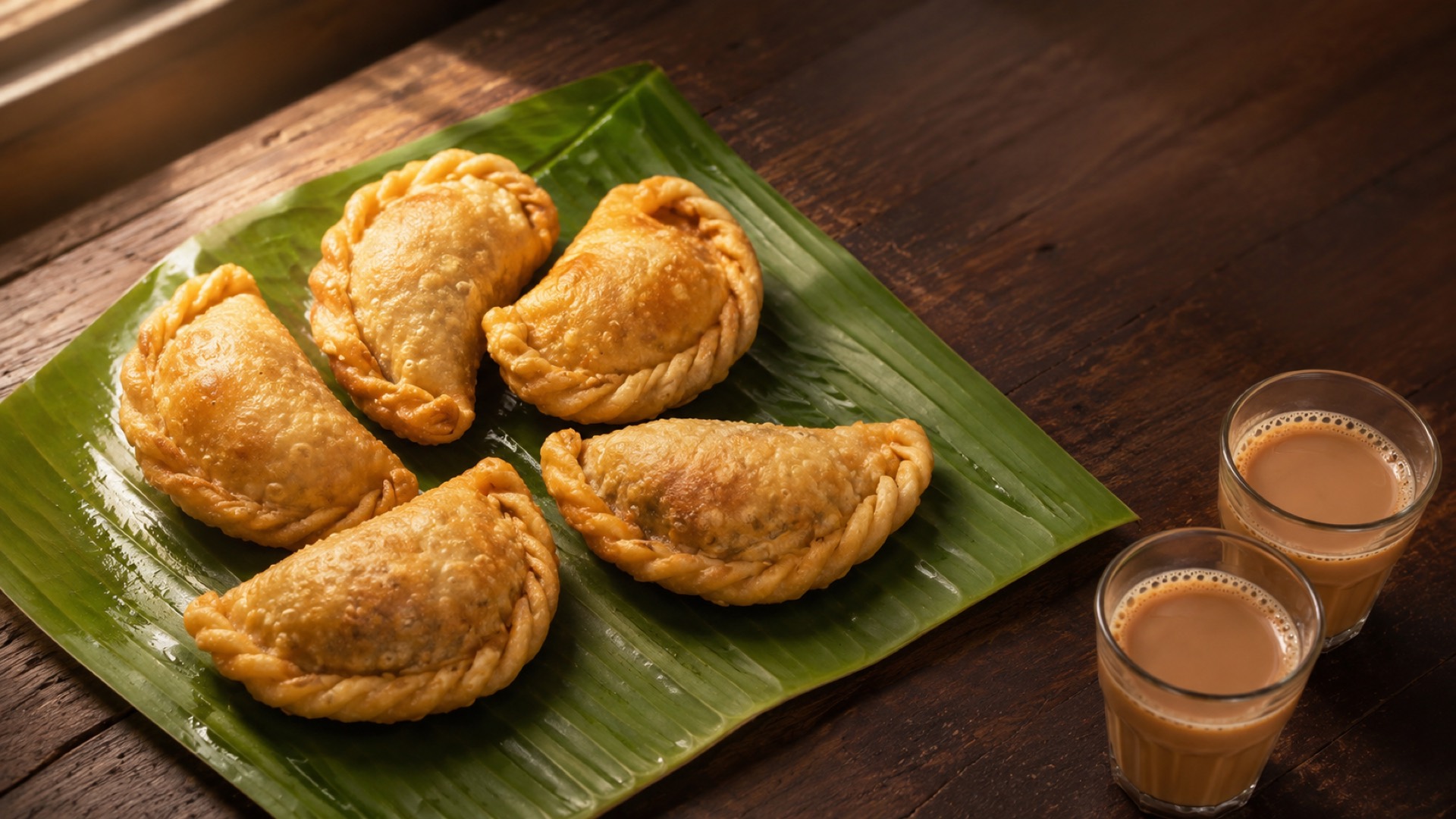 A stack of soft white Ari Pathiri (Malabar rice flatbreads) with a chicken curry.